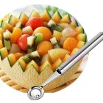 WOWZY RED/STELL Watermelon or any Melon Slicer and Cake With Mellon Baller And Fruit Carver