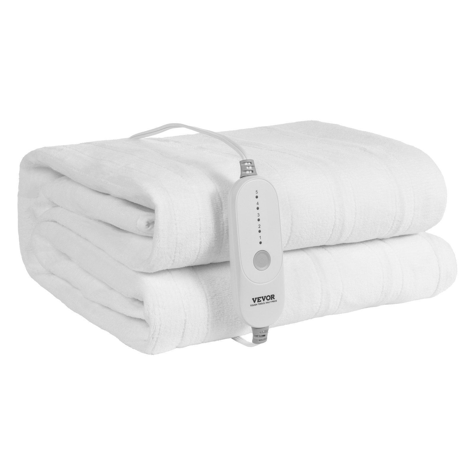 d0102hs0guj VEVOR Heated Mattress Pad 39x75 in Electric Warmer Coral Fleece with Auto Off - Image 1