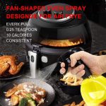 Hometeczone Oil Sprayer 8 oz Olive, Oil Mister Fryer, Canola Spritzer, Salad, Baking, Frying, BBQ - Image 2