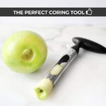 1pc Premium Apple Corer - Easy To Use Durable Apple Corer Remover For Pears; Bell Peppers; Apples - Stainless Steel; Kitchen Gadgets; Black; 7inch*3.9inch - Image 4