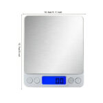 Stainless Steel High Precision Electronic Scale For Baking; Coffee; Tea; Cooking - Image 6