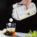 1pc Ice Ball Maker Kettle Kitchen Bar Accessories Gadgets Creative Ice Cube Mold 2 In 1 Multifunctional Container Pot - Image 5