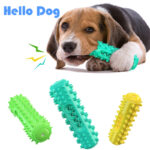 Toothbrush for Pet Dog Molar Stick Dog Chew Tooth Cleaner Brushing Stick Natural Rubber Doggy Dog Chew Toys Dog Supplies - Image 2