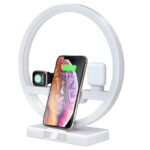3 in 1 Wireless Charger Applicable For Mobile Phone Watch Headset Table Lamp Charging Bracket Hotselling - Image 4