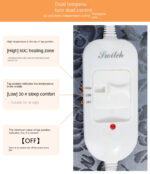 Temperature-adjustable pet electric blanket waterproof bite-proof wear-resistant constant temperature dog pad - Image 4