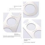 Stainless Steel Spaghetti Measurer Pasta Noodle Measure Cook Kitchen Cake Ruler Tapeline Free Measuring Tool - Image 6