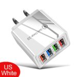US Plug USB Charger Quick Charge 3.0 For Phone Adapter for iPhone 12 Pro Max Tablet Portable Wall Mobile Charger Fast Charger