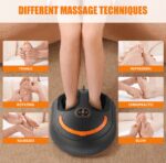 PSJB512 foot therapy, foot massager 40W 3D airbag massage 360° deep knee massage EMS2230HZ vibration + hot compress + air pressure + kneading + infrared therapy - Image 5