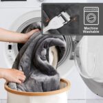 Heated Blanket Electric Blanket Throw with 5 Heating Levels & 4 Hours Auto Off;  Electric Blanket Super Cozy Machine Washable;  Sherpa Electric Throw with Fast Heating(50 x 60 Inches;  Grey) - Image 6