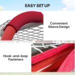 Backyard Soccer Goal, All Weather Practice Soccer Net with Steel Frame, PE Mesh for Backyard, Easy Assembly - Image 5