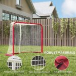 Backyard Soccer Goal, All Weather Practice Soccer Net with Steel Frame, PE Mesh for Backyard, Easy Assembly - Image 4