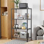 1000 lbs Storage Shelving Steel Heavy Duty 4-Tier Utility Shelving Unit Steel Organizer Wire Rack for Home,Kitchen,Office,Chrome (13.7" D x 29.5" W x 47.2" H) - Image 6