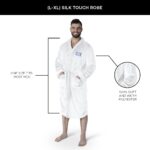 North Carolina Tar Heels NCAA White Out Silk Touch Robe Large/XLarge - Image 5