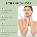 OUHOE Bitter Gourd Herbal Bath Soap Gently Moisturizes Skin Moisturizes And Cleanses Pores Bath Soap - Image 3