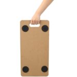 Furniture Moving Dolly, Heavy Duty Wood Rolling Mover with Wheels for Piano Couch Fridge Heavy Items, Securely Holds 500 Lbs (2pcs 22.8" x11.2" Platform) - Image 2