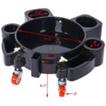 Bucket Dolly 5 Gallon Rolling Bucket Dolly with 5 Rolling Swivel Casters,Removable Bucket Dolly for Car Wash Professional Detailing for Car Washing Detailing Smoother Maneuvering - Image 4