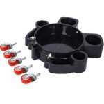 Bucket Dolly 5 Gallon Rolling Bucket Dolly with 5 Rolling Swivel Casters,Removable Bucket Dolly for Car Wash Professional Detailing for Car Washing Detailing Smoother Maneuvering - Image 7