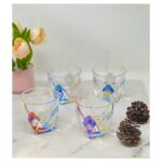 Rainbow Diamond Acrylic Glasses Drinking Set of 4 DOF (9oz), Plastic Drinking Glasses, BPA Free Cocktail Glasses, Drinkware Set, Drinking Water Glasses - Image 2