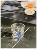 Rainbow Diamond Acrylic Glasses Drinking Set of 4 DOF (9oz), Plastic Drinking Glasses, BPA Free Cocktail Glasses, Drinkware Set, Drinking Water Glasses - Image 4