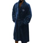 Titans OFFICIAL NFL Men's L/XL Silk Touch Bath Robe; 26" x 47"