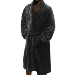 Panthers OFFICIAL NFL Men's L/XL Silk Touch Bath Robe; 26" x 47"