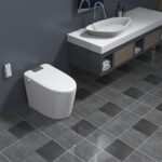 Smart Toilet Bidet Combo with Foot Sensor Open Cover/Seat, LED Display, Self-Cleaning Nozzle, Heated Seat, Night Light, Knob Control, Power Outage Flushing, Soft Close, Auto Flush, with Remote Control - Image 3