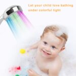 LED Shower Head Handheld Color-Changing Automatically Hydropower without Batteries - Image 4