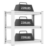 40-50 Gallon Fish Tank Stand - Metal Aquarium Stand, 31.5 "L x 18 "W x 34"H Adjustable Heavy Duty Reptile Tank Stand, Adjustable 3-Tier Fish Tank Rack Shelf for Home Office, Tank Not Included - Image 7