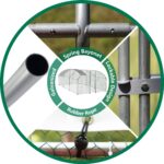 Large Chicken Coop Metal Chicken Run with Waterproof and Anti-UV Cover, Dome Shaped Walk-in Fence Cage Hen House for Outdoor and Yard Farm Use, 1" Tube Diameter, 9.84' x 19.68' x 6.56' - Image 6