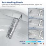 One Piece Smart Toilet With Built-in Bidet, Bidet Toilet With Heated Seat Warm Wash, Elongated Bidet Toilet With Self-Clean, Auto Sensor Flush, Digital Display, Night Light - Image 7