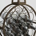 Cello Shape Wine Bakers Rack, Freestanding Wine Rack with Storage Bottle, Wine Storage Home Bar for Liquor and Wine, Organizer for Kitchen, Dining Room - Image 6