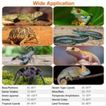 Electric Reptile Heating Pad With Temperature Adjustment IPX7 Waterproof Timer Setting Under Tank Heating Mat for Lizards Turtles Snake Spider Small Animal - Image 6