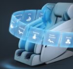 Massage Chairs SL Track Full Body Massage Recliner with Foot Roller,Airbag Massage,Zero Gravity, Bluetooth Speaker Black - Image 5