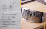 Stainless Steel Garlic Press - Image 5