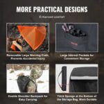VEVOR Hunting Blind, 270° See Through Ground Blind, 1-2 Person Pop Up Deer Blind for Hunting with Carrying Bag, Portable Resilient Hunting Tent, One-Way See-Through Mesh for Turkey and Deer Hunting - Image 5
