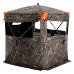 VEVOR Hunting Blind, 270° See Through Ground Blind, 1-2 Person Pop Up Deer Blind for Hunting with Carrying Bag, Portable Resilient Hunting Tent, One-Way See-Through Mesh for Turkey and Deer Hunting - Image 7