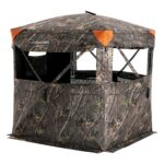 VEVOR Hunting Blind, 270° See Through Ground Blind, 2-3 Person Pop Up Deer Blind for Hunting with Carrying Bag, Portable Resilient Hunting Tent, One-Way See-Through Mesh for Turkey and Deer Hunting - Image 7