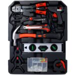969pcs Home Repair Tool Set Kit for Men, Toolbox Storage Case with 4 Drawers, General Household Tool Kit with Rolling Tool Box, Tool Set Kit for Maintenance, Garden, Homeowner, Handyman -Black - Image 4