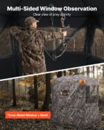 2-3 Person Portable Hunting Blind Thermal Ground Deer Duck Blind Carrying Bag - Image 2
