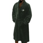 Packers OFFICIAL NFL Men's L/XL Silk Touch Bath Robe; 26" x 47"