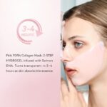 5 SHEETS/BOX Deep Collagen Anti Wrinkle Lifting Mask Pink to Transparent Collagen Mask Skincare Facial Masks for Women Skin Care Brightening Tone Correction % Radiance - Image 7