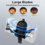 28110550 Kitchen Waste Combiner 500W Home Waste Processor with LED Display, Activated Carbon Filter, 4L Food Waste Crusher, Eco-Friendly Bio-Food Waste Treatment, Transparent Observation Window, - Image 6