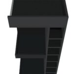Glen Lyon Bar Cabinet, Living Room, Black - Image 6