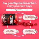 Potent Cranberry Gummies 1500mg with D Mannose Urinary Tract Health for Women Men Urinary Flush Bladder Fast Acting Support Supplements with Hibiscus Powder 180 Count - Image 4