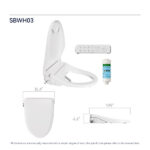 Smart Bidet Toilet Seat with Side Knob Adjustable Heated Seat with Water Temperature and Pressure Adjustment Portable Bidet with Automatic Nozzle Cleaning[Unable to ship on weekends] - Image 6