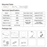 Electric Bidet Toilet Seat Adjustable Heated Seat with Dual Control Mode Elongated Smart Toilet Seat Portable Bidet with Nozzle Spray and Automatic Toilet Seat Closer[Unable to ship on weekends] - Image 7